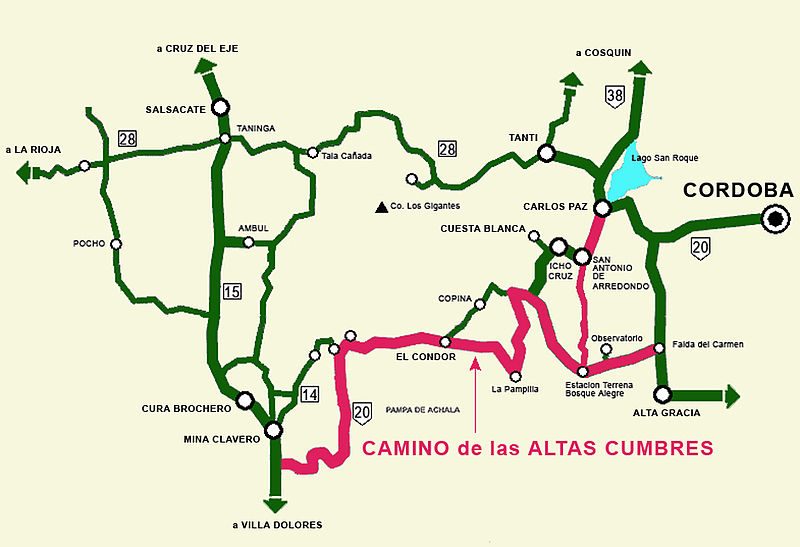 Camino de las Altas Cumbres