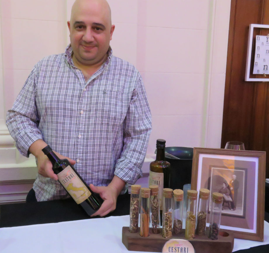 Nicolás Cestari en la Expovinos Bragado