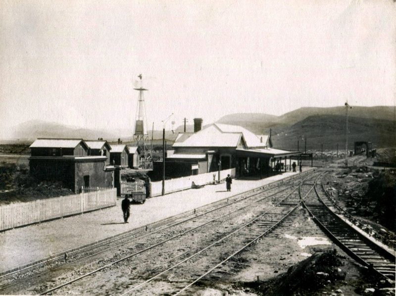 La estación de Sierra de la Ventana en el año 1903