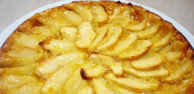 receta, manzana, tarta