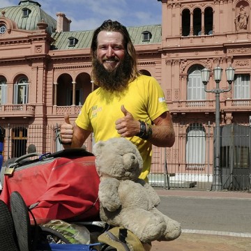 Jaimie Ramsay, corredor, solidario