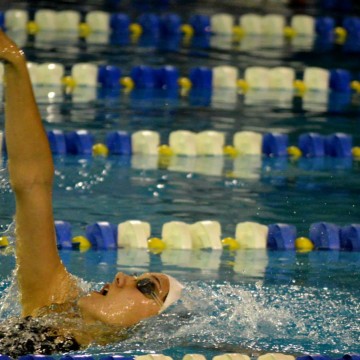 Andrea Berrino, natación, competencia, medalla