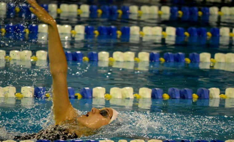 Andrea Berrino, natación, competencia, medalla