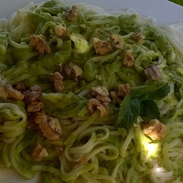 receta, palta, salsa, pastas