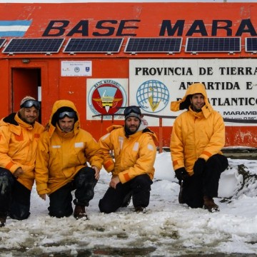 Base Marambio, nieve, Antártida