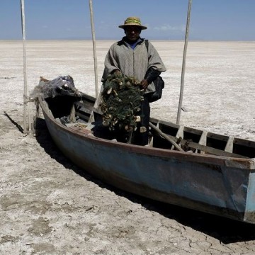 lago, contaminación, ecología, agua