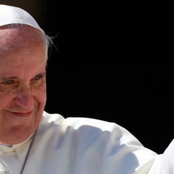 Pope Francis gives his thumb up as he leaves at the end of his weekly general audience in St. Peter's square at the Vatican, Wednesday, Sept. 4, 2013. (AP Photo/Riccardo De Luca)