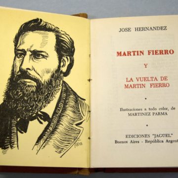 José Hernández, Martín Fierro, tradición, libros