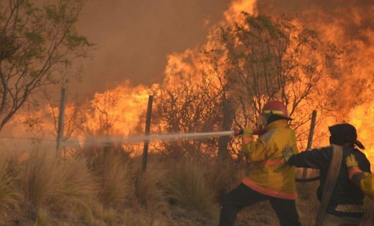 incendio, La Pampa, fuego