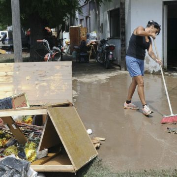 La Emilia, inundación, evacuados