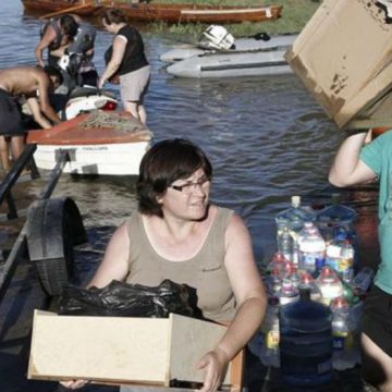 La Emilia, solidaridad, festival, inundación