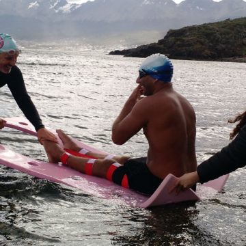 Tierra del Fuego, Canal Beagle, deportes, natación