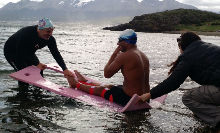 Tierra del Fuego, Canal Beagle, deportes, natación