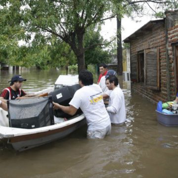 Corrientes, inundación, evacuados