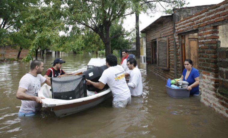 Corrientes, inundación, evacuados