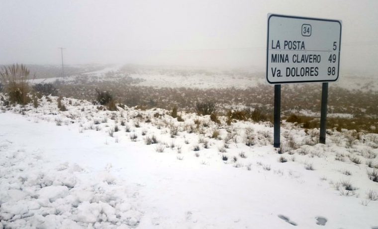 Córdoba, Altas Cumbres, nieve