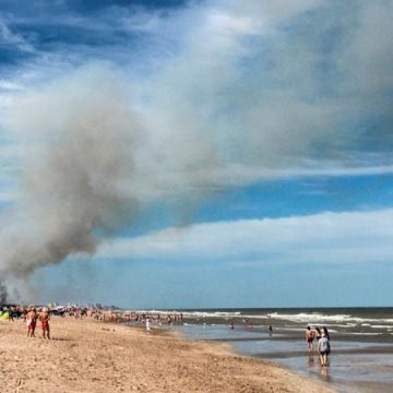 Villa Gesell, incendio, fuego