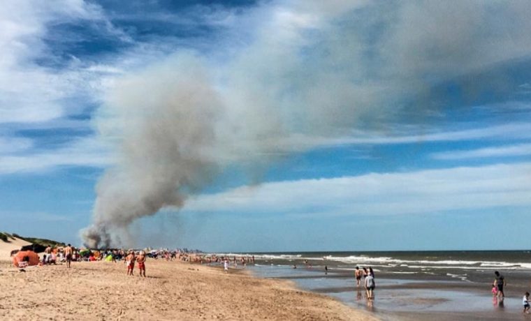 Villa Gesell, incendio, fuego