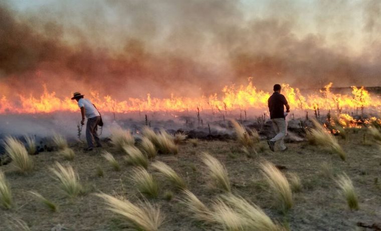 Sierra de la Ventana, incendio, fuego