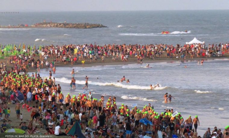 Mar del Plata, solidaridad, natación, nadadores